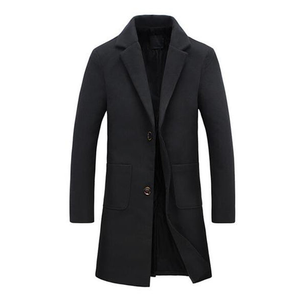 Men's Fashion Winter Windbreaker Jackets Man Overcoat Male Skinny Trench Coat Long Trench Coats for men