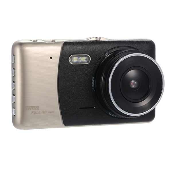 KKMOON 4"Dual Lens Car DVR Camera Recorder Dash Cam Camcorder Car DVR with Two Cameras Blackbox Dash Cam Night Vision DashCam