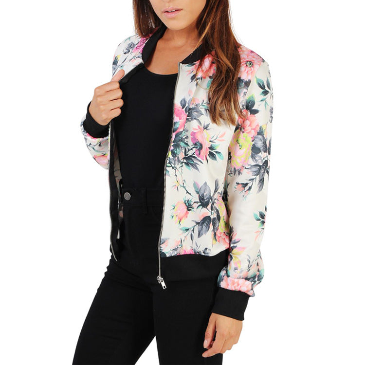 Floral bomber jacket womens canada on sale