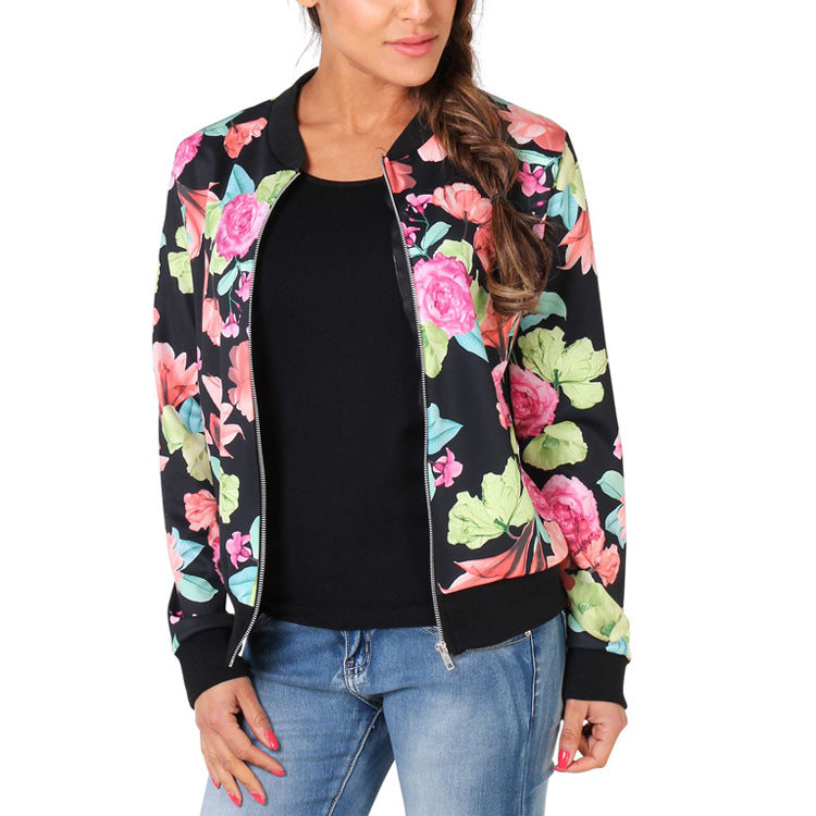 Floral bomber jacket womens canada on sale