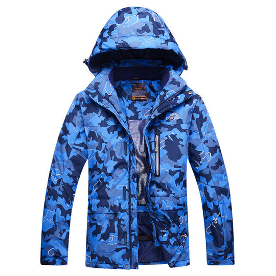 MEN Camouflage Snow Jackets skiing coat Outdoor snowboarding clothing 10K waterproof & windproof winter -30 dress high quality