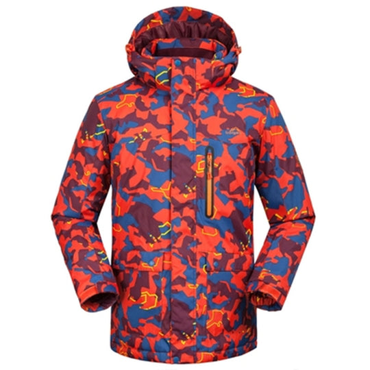 MEN Camouflage Snow Jackets skiing coat Outdoor snowboarding clothing 10K waterproof & windproof winter -30 dress high quality