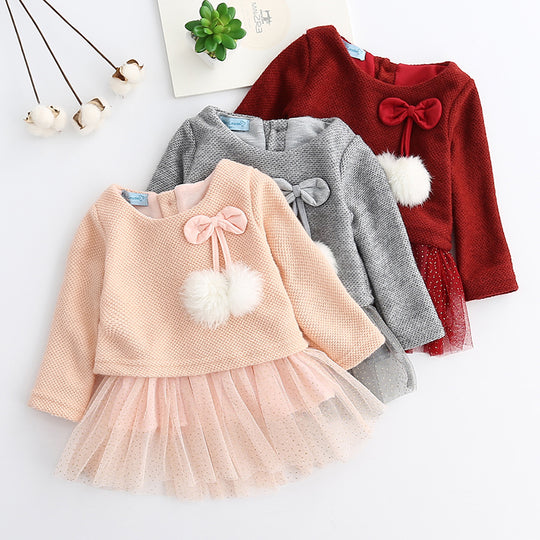 Melario Baby Dresses 2017Brand Baby girls clothes princess girls dress Ball of yarn Kids Clothes Children Party princess dresses