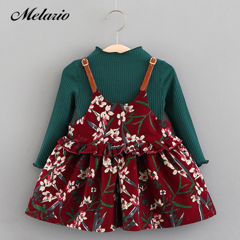 Melario Baby Dresses 2017Brand Baby girls clothes princess girls dress Ball of yarn Kids Clothes Children Party princess dresses