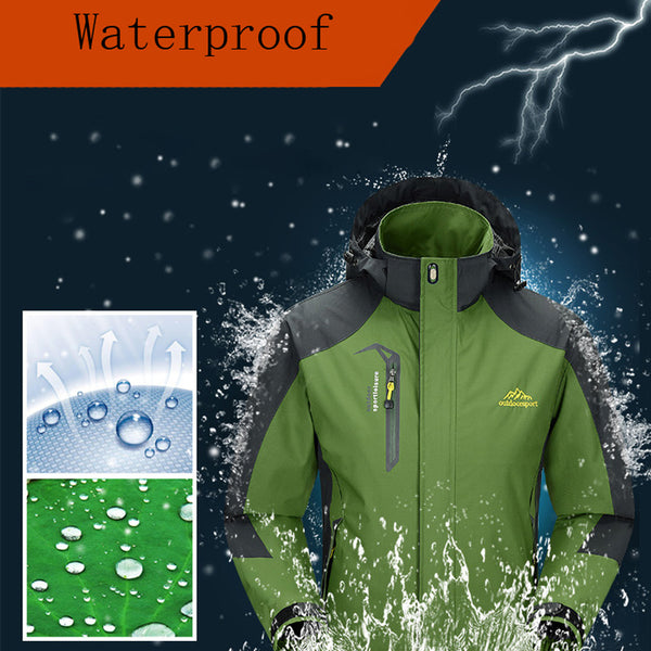 Men's Jackets Waterproof Spring Hooded Coats Men Women Outerwear Army Solid Casual Brand Male Clothing,SA153