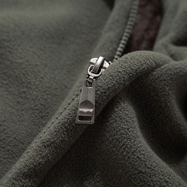 New Mens Softshell Fleece Casual Jackets Men Warm Sweatshirt Thermal Coats Solid Thickened Brand Clothing