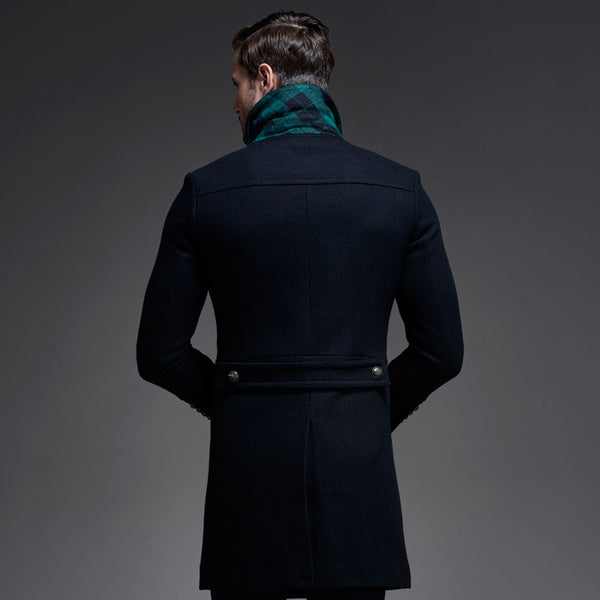 New Man Long trench coat wool coat Winter Men's wool Coat mens overcoat men's coats male clothing,M-3XL