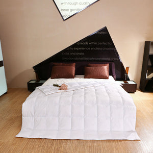 Peter Khanun White Duck Down Summer Quilt/Comforter/Duvet/Blanket TTC Shell Cut