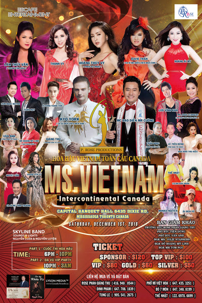 Ms. Vietnam - Intercontinental Canada in Toronto 2018
