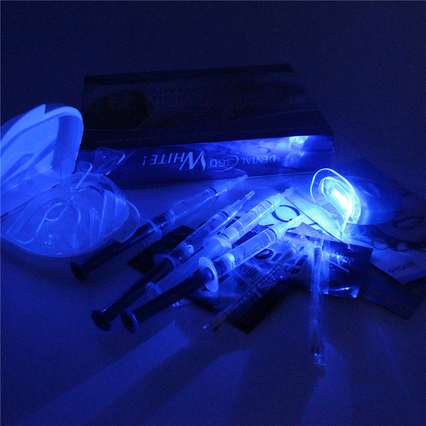SPEQUIX Teeth Whitening Kit Teeth Whitening Gel Thermoform Mouth Tray Whitening Teeth LED Cold Light Lamp Bleaching System Set