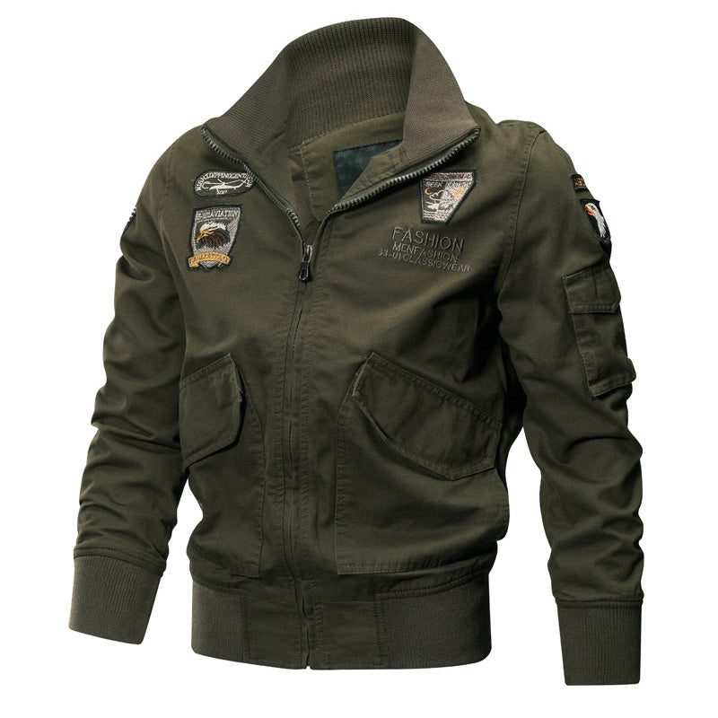 Cargo Jacket Winter Cotton Jacket Mens Military Jacket Men Winter