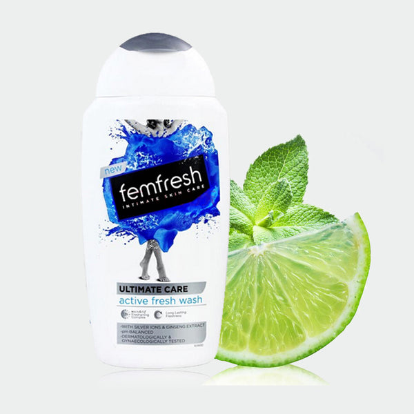 英国品牌 海外直供						 英国Femfresh女性洗护液私处护理洗液私密白百合温和抑菌止痒