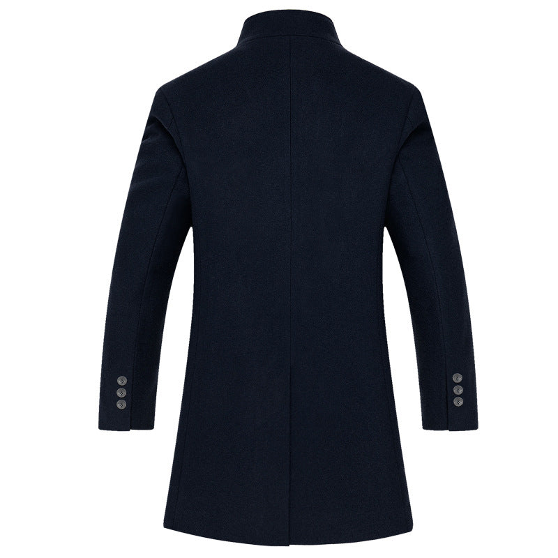 Vogue Anmi.New Man Long trench coat wool coat Winter peacoat Men's wool Coat mens overcoat men's coats male clothing,M-3XL, 1668