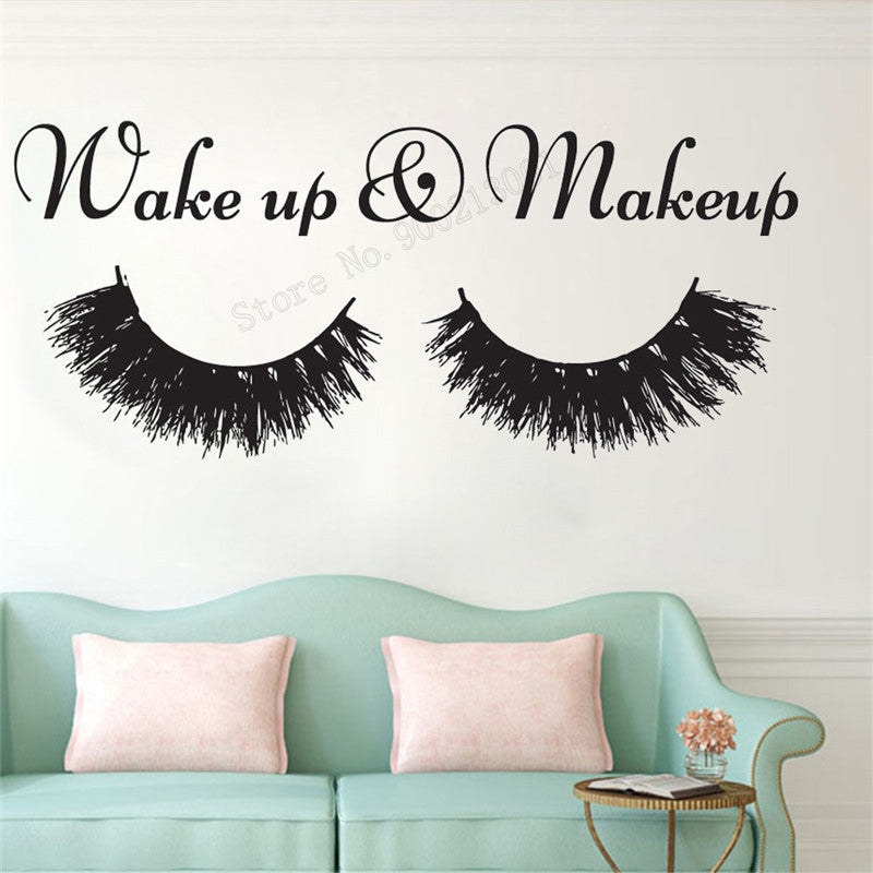 Wall Art Sticker Eyelashes Wall Decoration