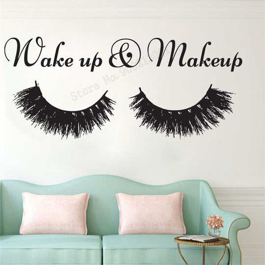 Wall Art Sticker Eyelashes Wall Decoration