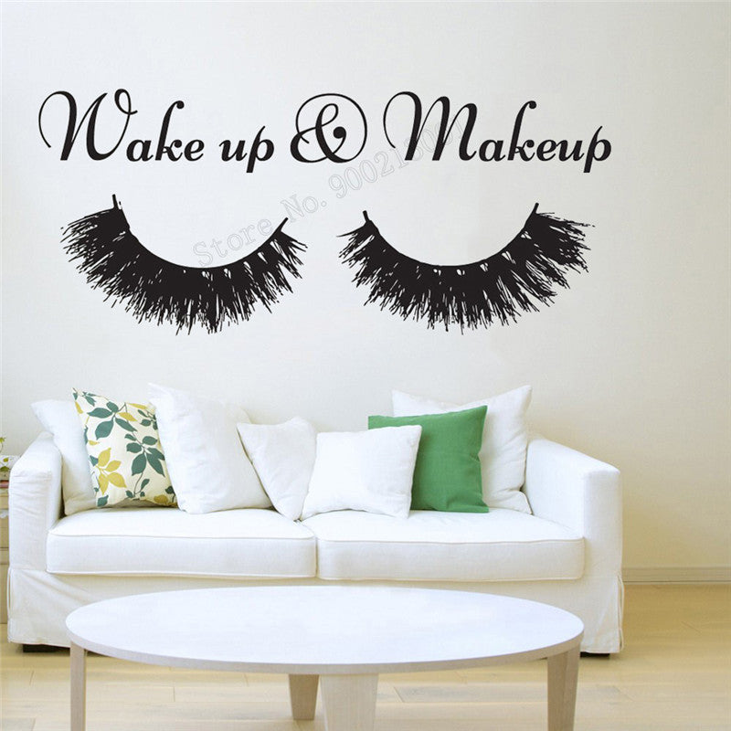 Wall Art Sticker Eyelashes Wall Decoration