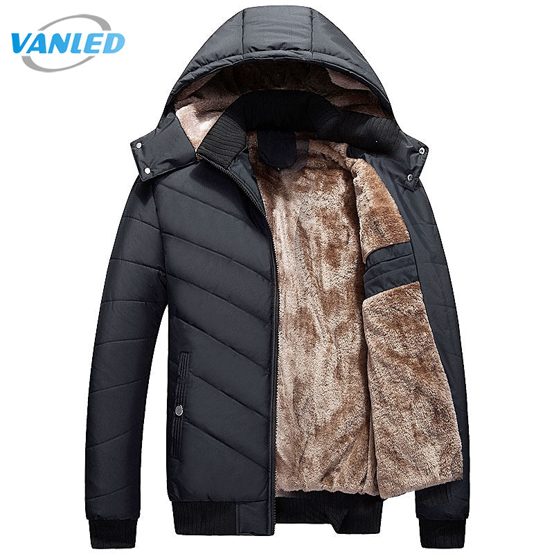 Winter Parka Men 2017 New Men's Jacket Casual Hooded Padded Coat Mens Thick Warm Parka Men Outwear Jacket Male Clothing