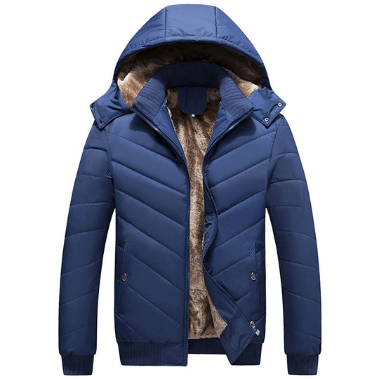 Winter Parka Men 2017 New Men's Jacket Casual Hooded Padded Coat Mens Thick Warm Parka Men Outwear Jacket Male Clothing