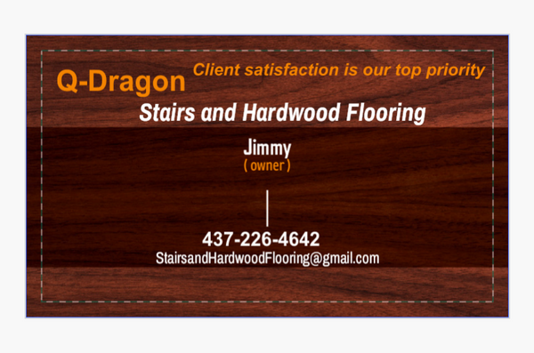 Business Card - QDragon (Hardwood Flooring)