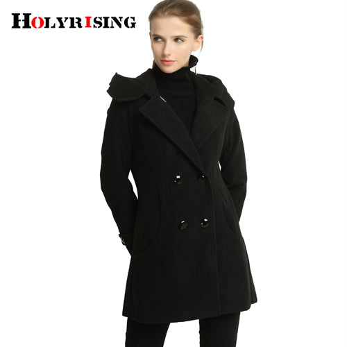 women jacket casaco feminino winter double breasted hooded slim coat jacket women coat outside overcoat casual fashion jacket